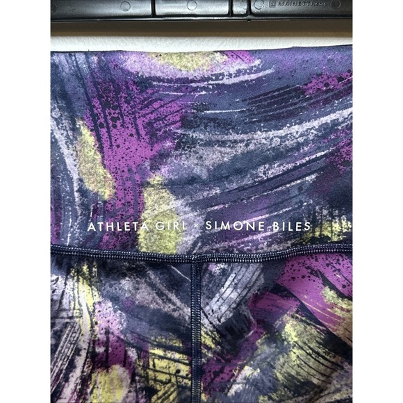 NWOT Athleta Girl x Simone Biles Reversible Leggings Girls Size 14 XL - Picture 6 of 11